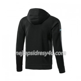 Real Madrid Tréninkový Bunda Kapucí 2017-18 Černá